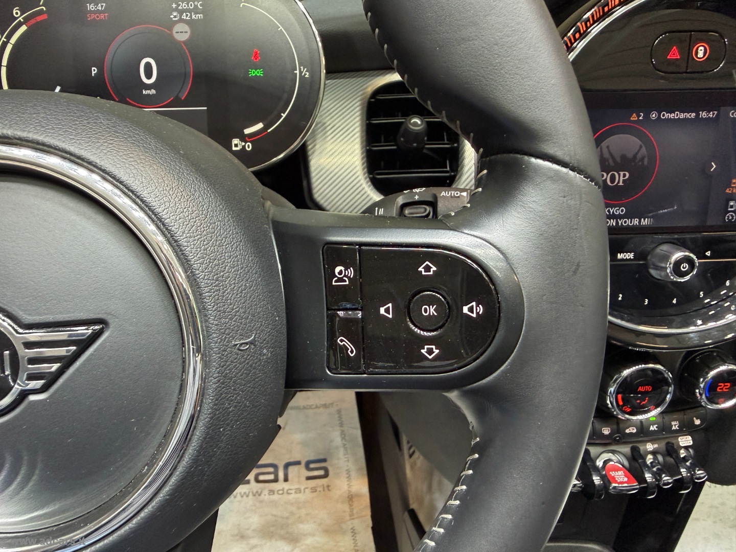 Mini Cooper Yours Cabrio *FULL BLACK*HEAD UP*BRITISH FLAG*HK* - immagine 26