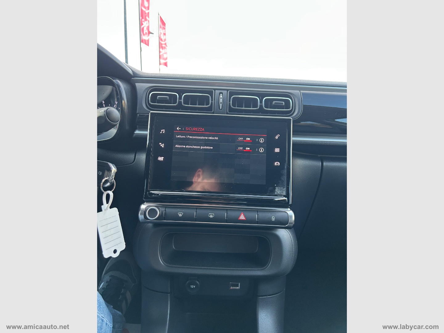 C3 PureTech 83 S&S Shine VERNICE BICOLORE - BIANCO/TETTO NERO - immagine 26
