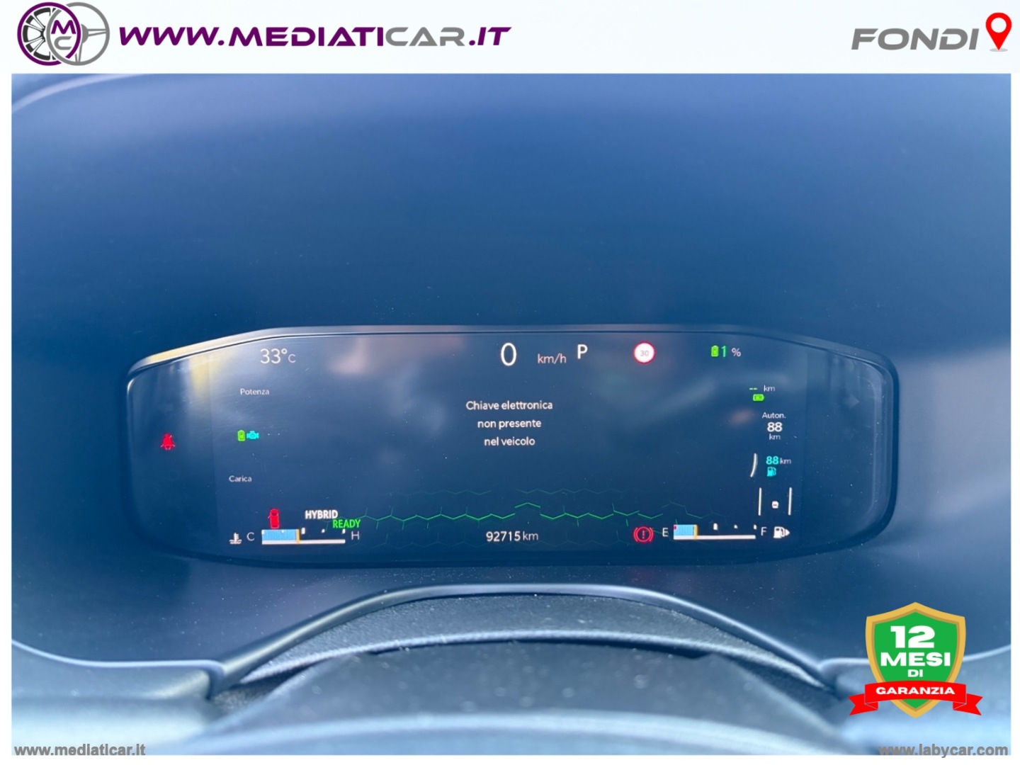 Compass 1.3 T4 190CV PHEV AT6 4xe Limit. - immagine 26