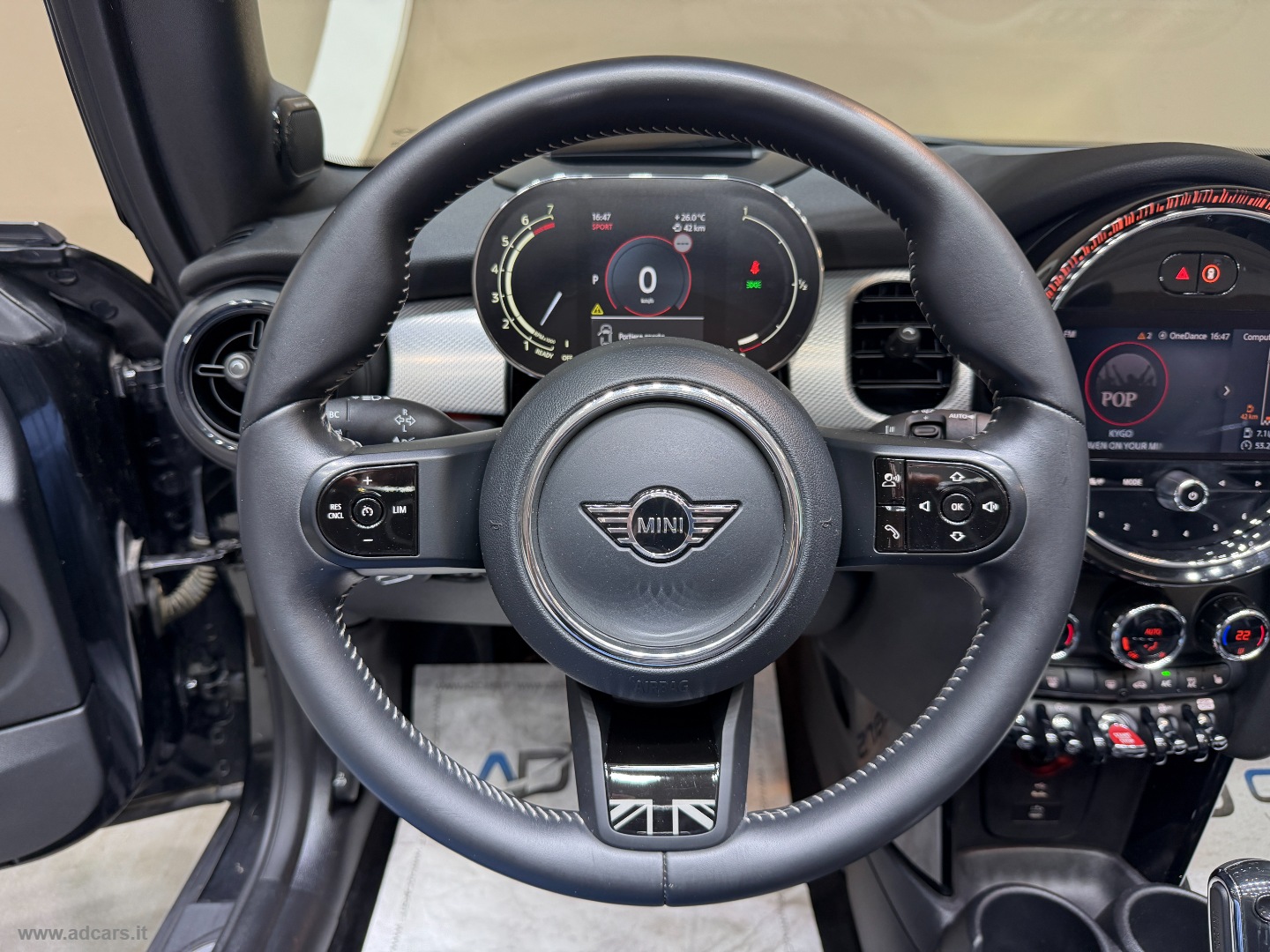 Mini Cooper Yours Cabrio *FULL BLACK*HEAD UP*BRITISH FLAG*HK* - immagine 27