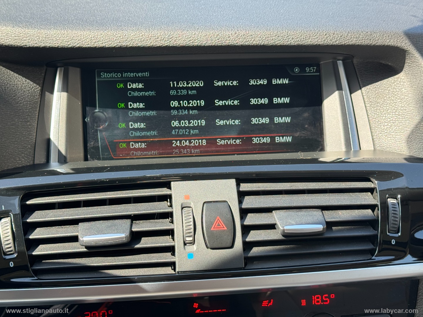 X3 xDrive20d xLine TETTO PELLE TAGL.BMW - immagine 28