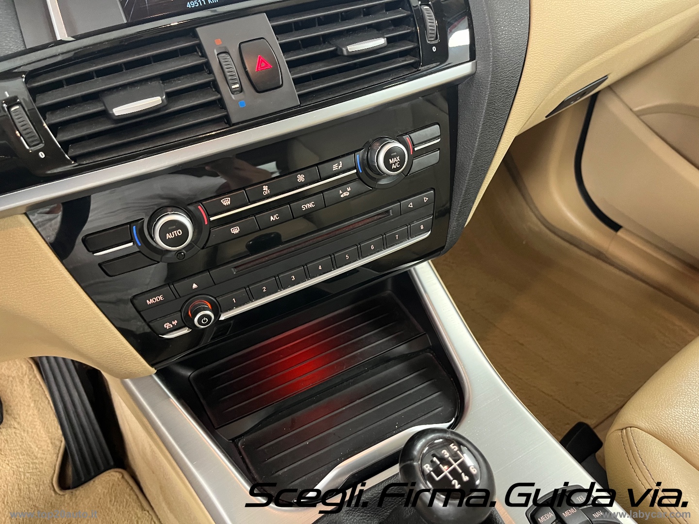 X3 XDrive20d XLine|PELLE TOTALE|8 GOMME - immagine 28
