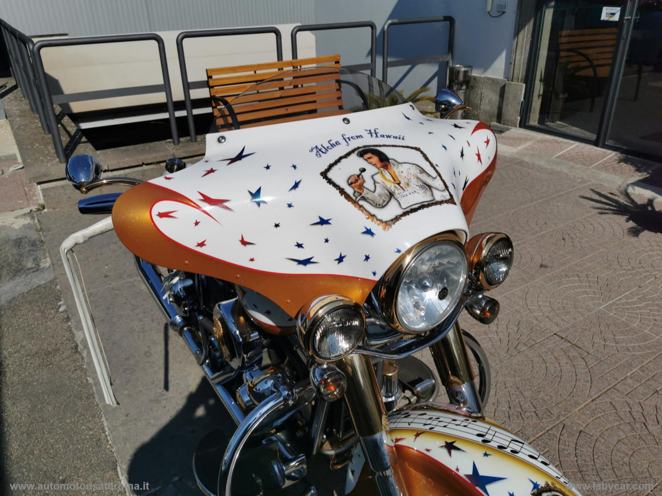 Softail DELUXE Trasf. CARB./GRAFICA ELVIS RATE AUTO MOTO SCOOTER - immagine 29