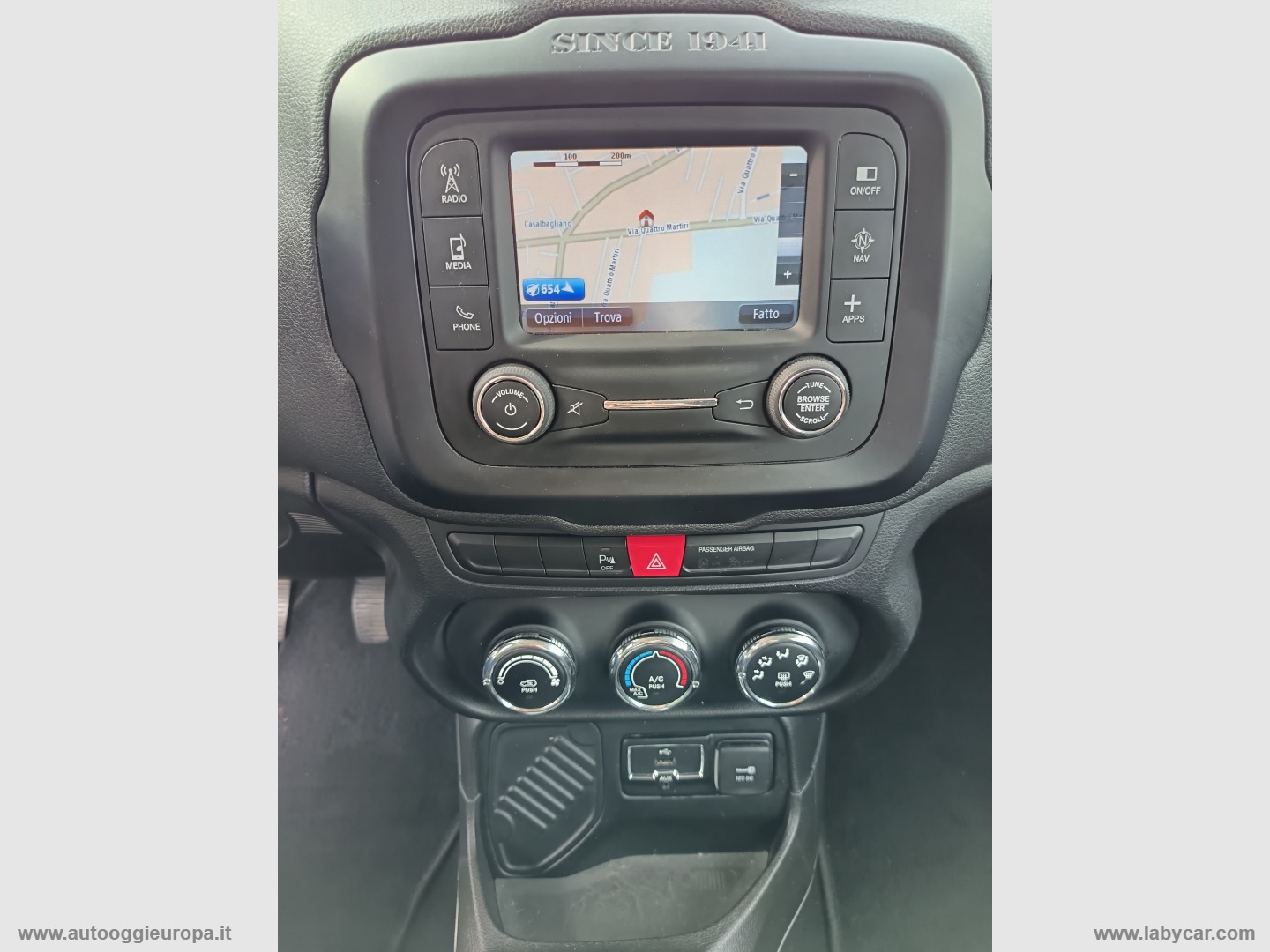 Renegade 1.4 T-Jet 120 CV Longitude GPL IMPIANTO DI SERIE - immagine 30