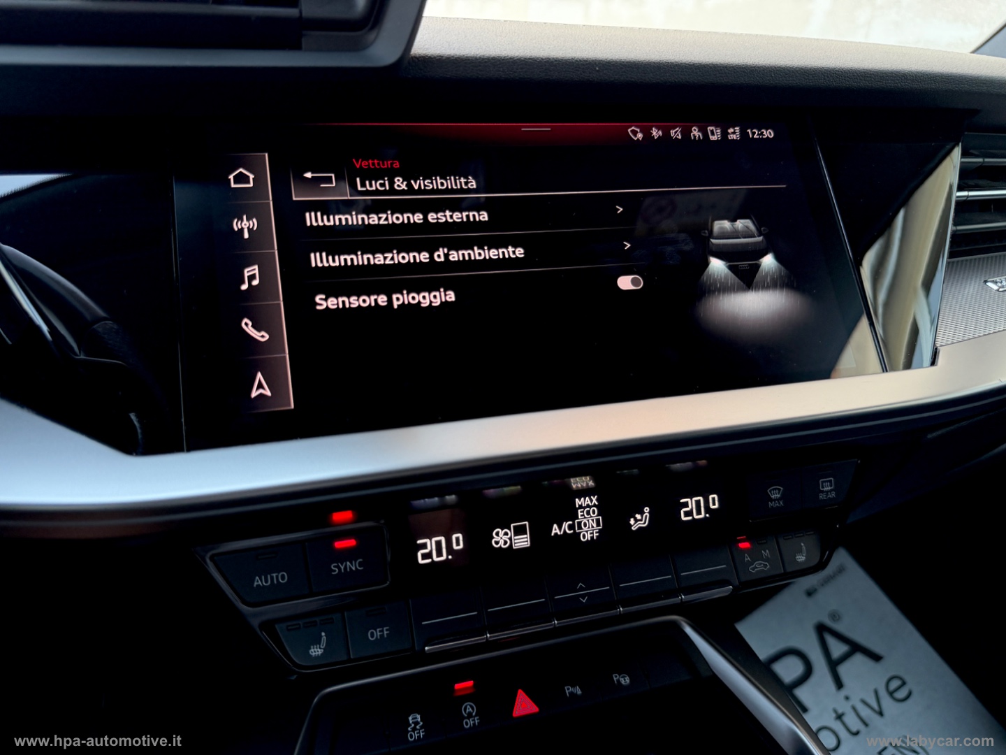 A3 Sportback S-line 2.0TDI S-tronic LED PELLE NAVI AMBIENTE - immagine 30