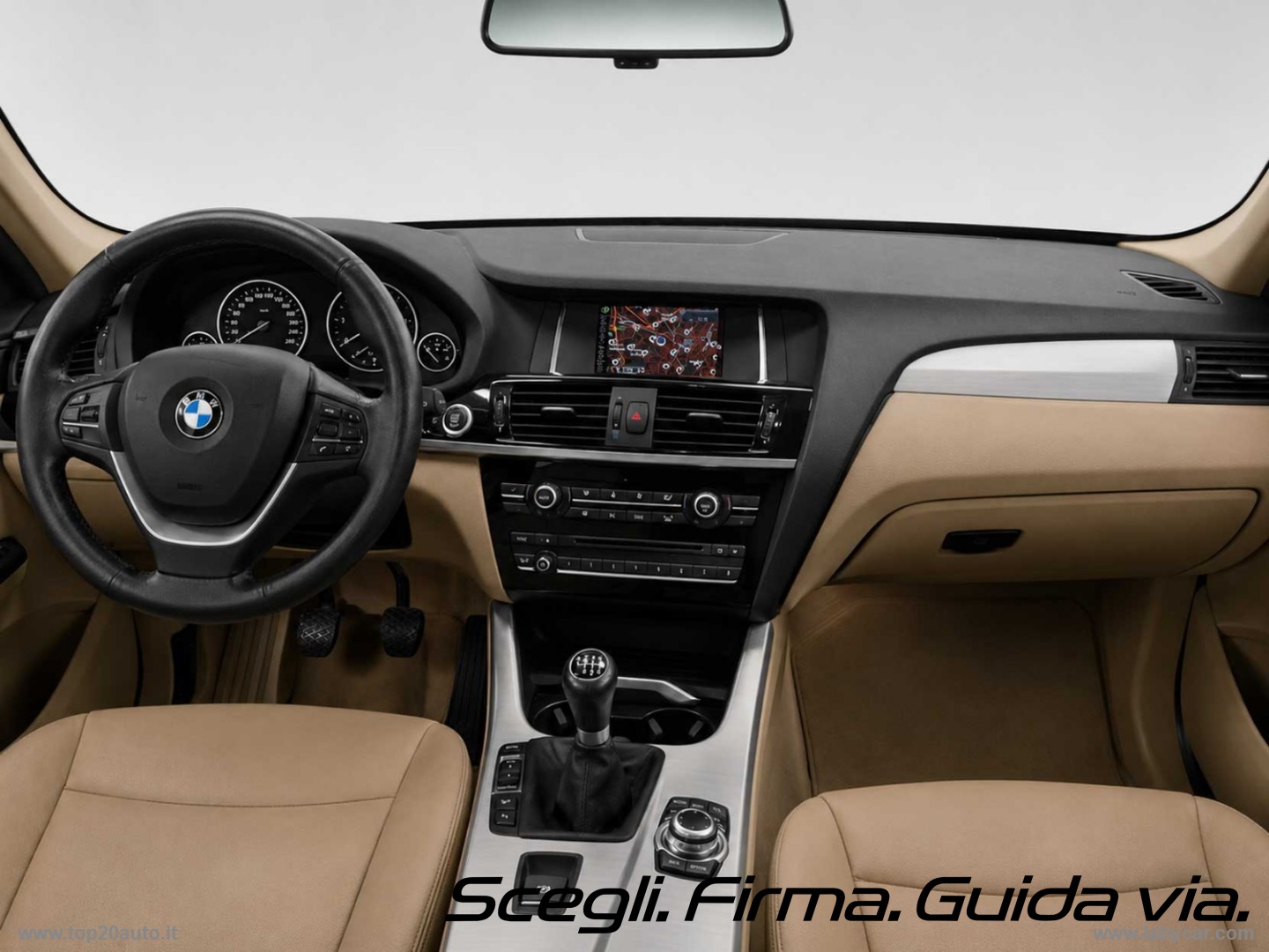 X3 XDrive20d XLine|PELLE TOTALE|8 GOMME - immagine 30