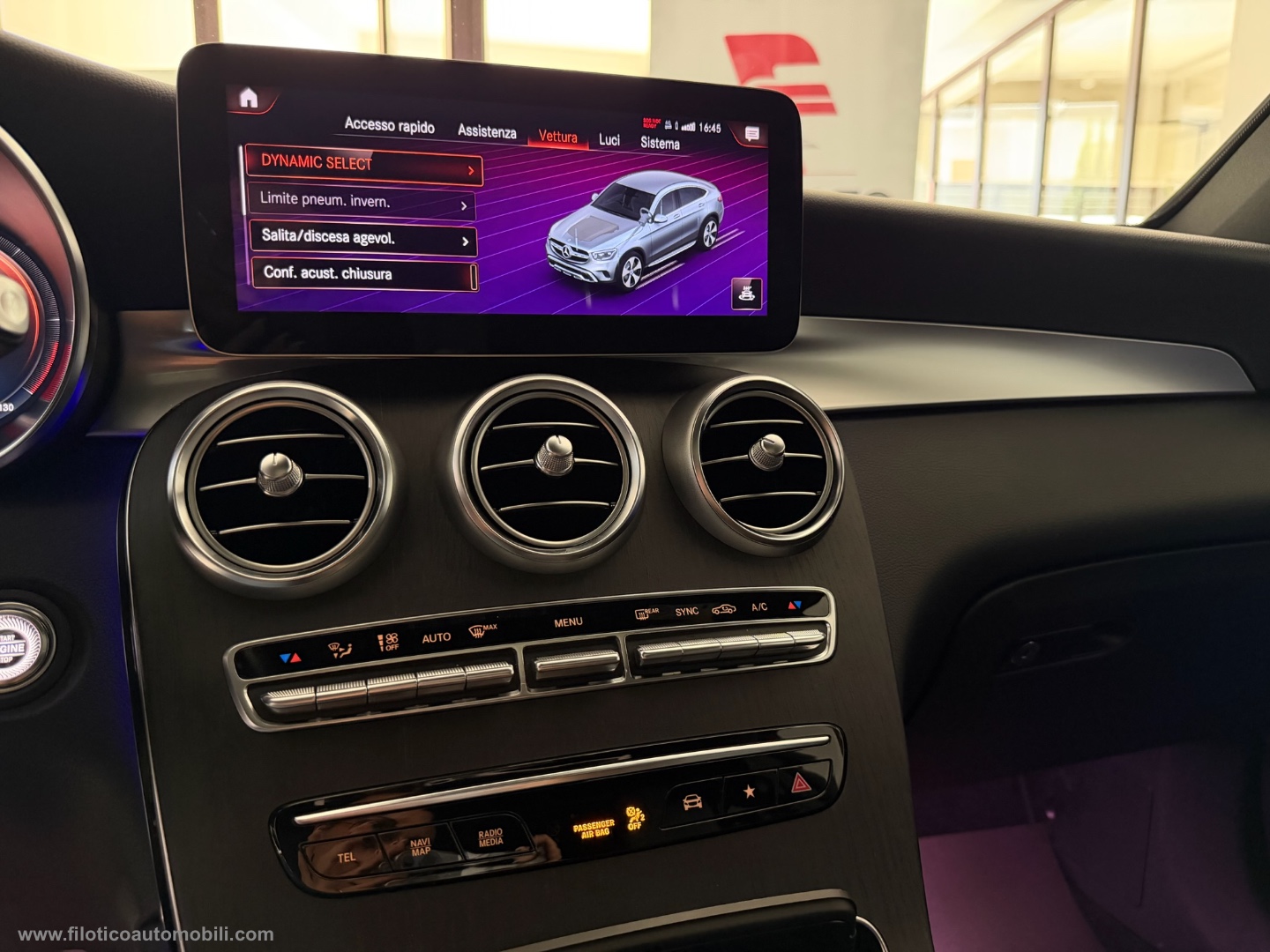 GLC 300 d 4Matic Coupé Premium Plus TETTO APRIBILE- GANCIO TRAINO - LUCI AMBIENT - immagine 32