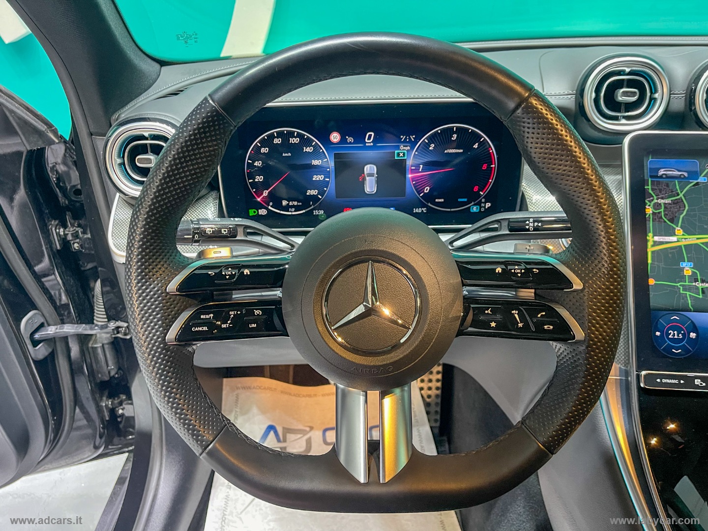 GLC 220d 4Matic Mild Hybrid AMG Line Advanced *PACK LUCI AMBIENTE*GANCIO TRAINO - immagine 32