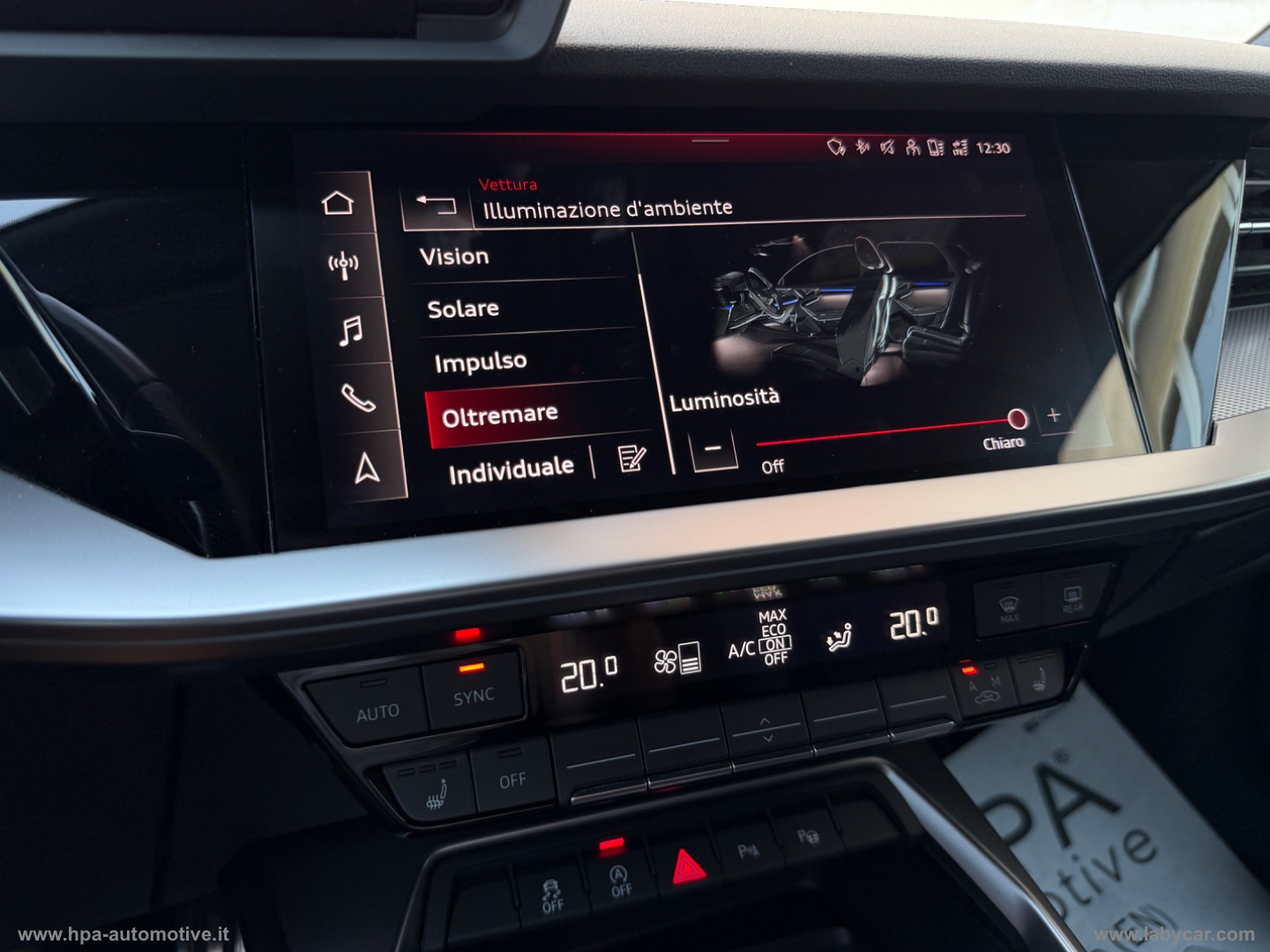 A3 Sportback S-line 2.0TDI S-tronic LED PELLE NAVI AMBIENTE - immagine 32