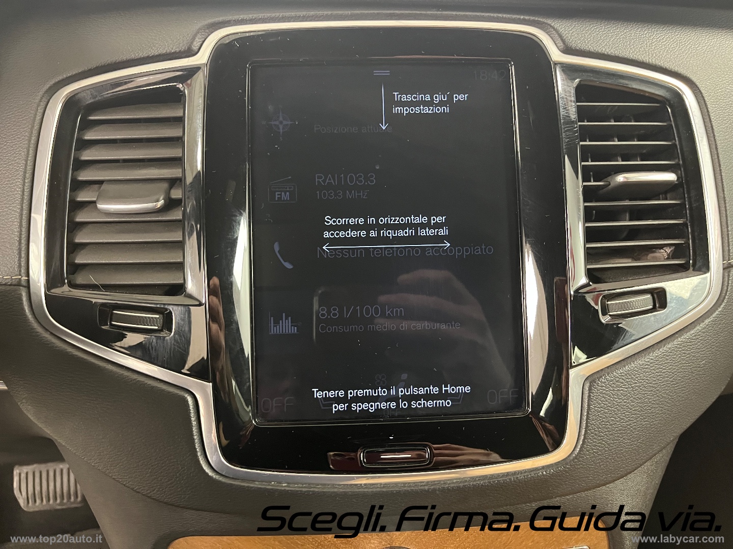 XC90 D5 AWD Geartronic Inscription|TOTAL BLACK|PELLE TOTALE - immagine 32