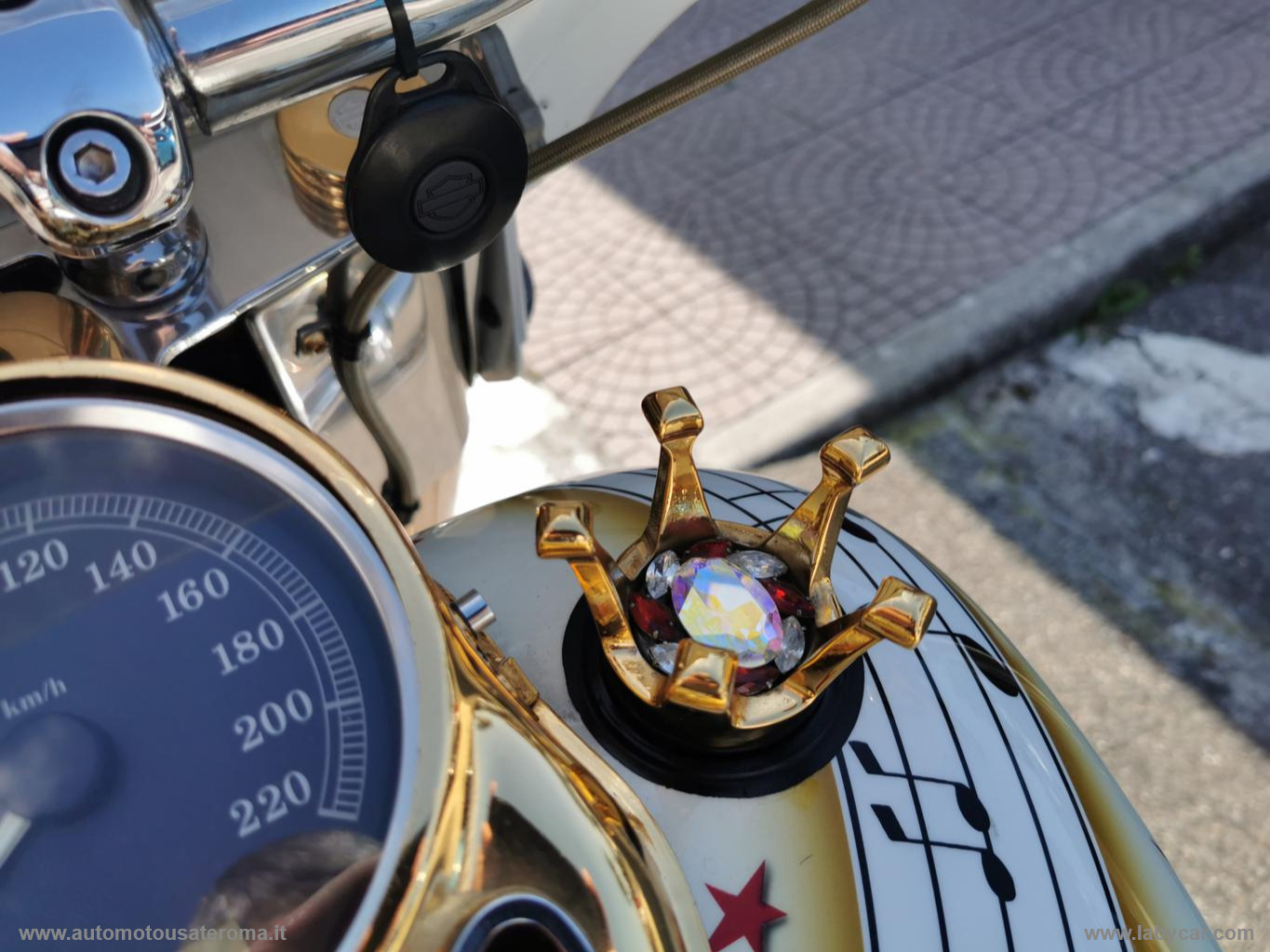 Softail DELUXE Trasf. CARB./GRAFICA ELVIS RATE AUTO MOTO SCOOTER - immagine 32