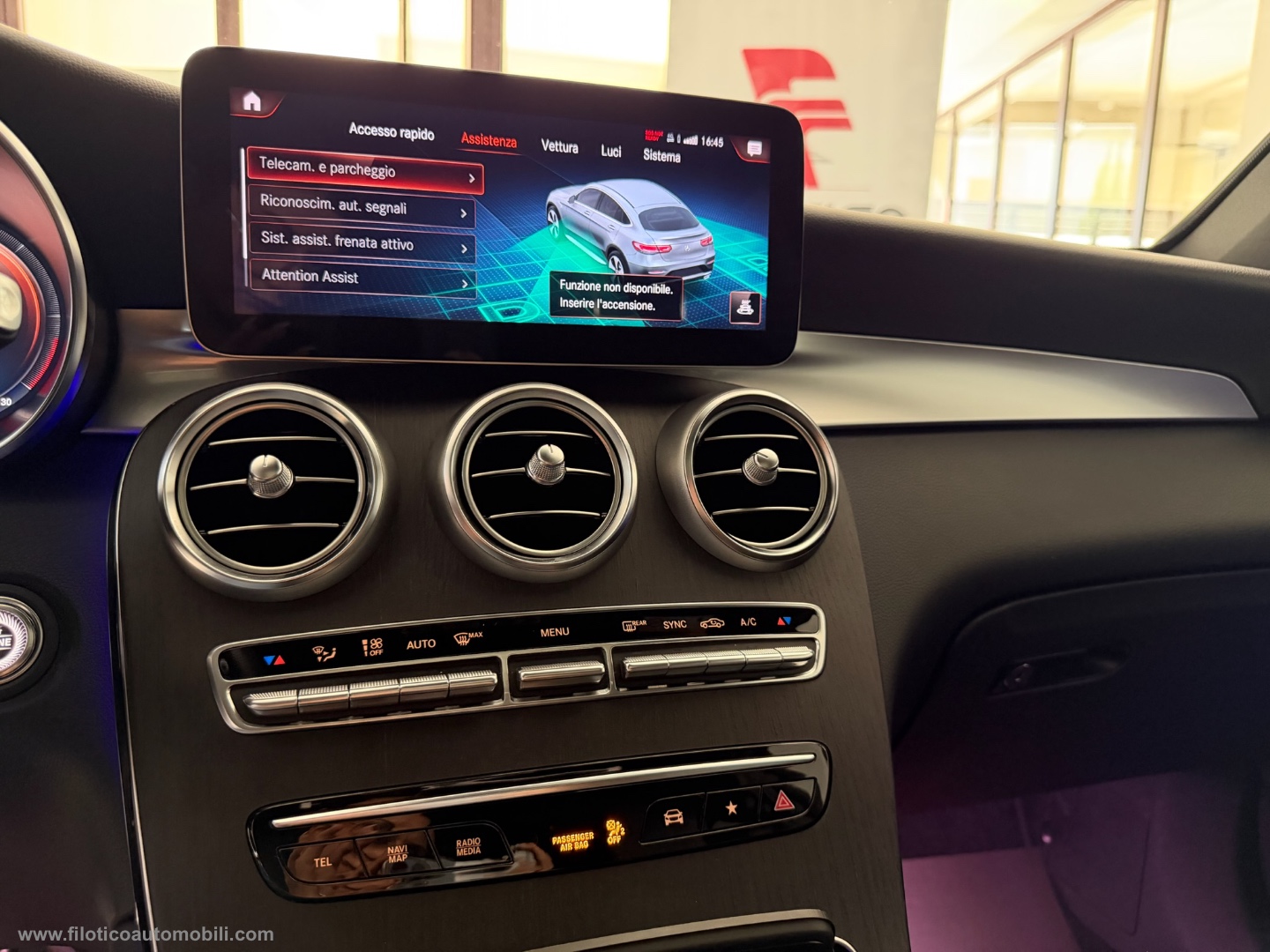 GLC 300 d 4Matic Coupé Premium Plus TETTO APRIBILE- GANCIO TRAINO - LUCI AMBIENT - immagine 33