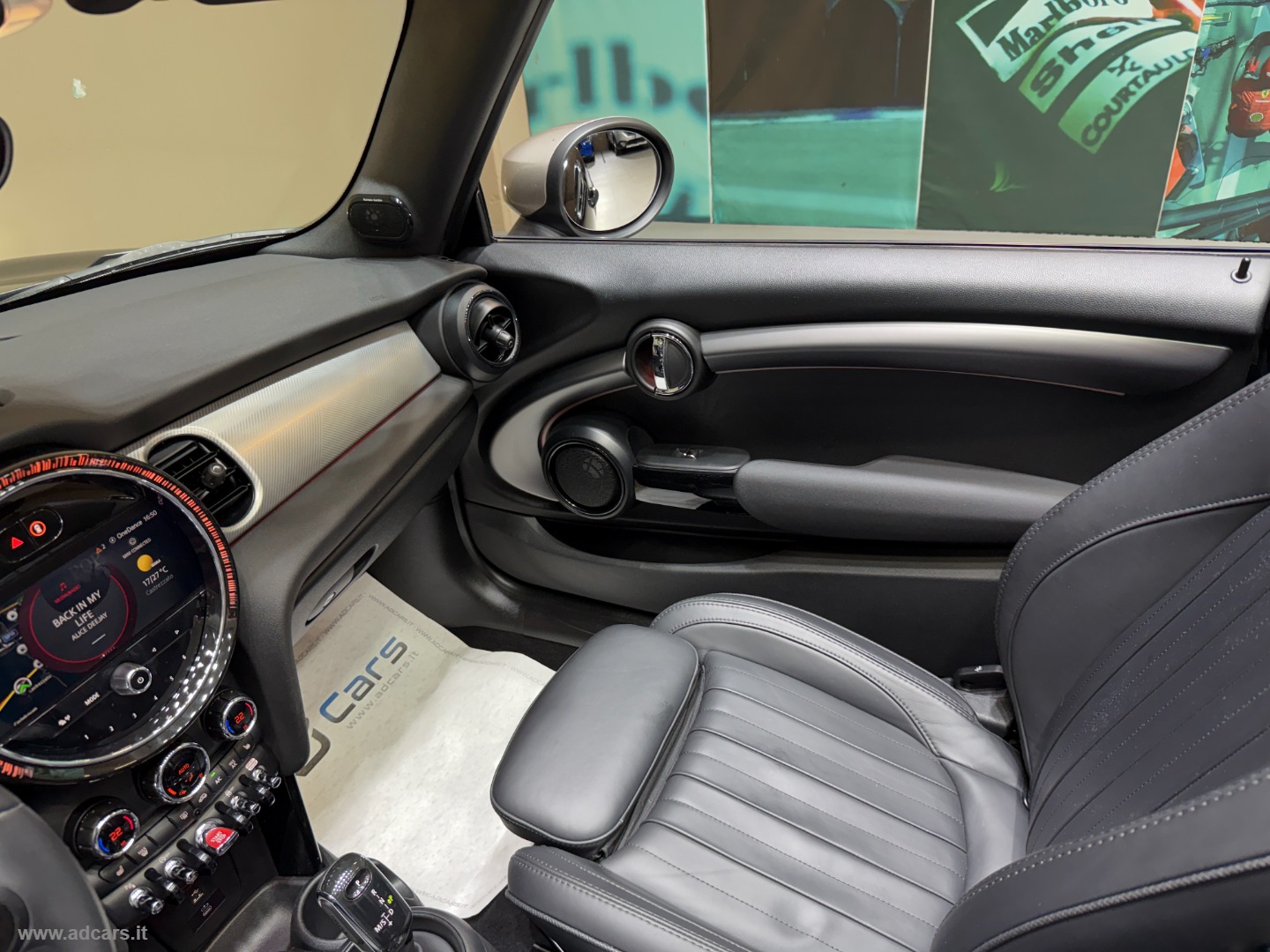 Mini Cooper Yours Cabrio *FULL BLACK*HEAD UP*BRITISH FLAG*HK* - immagine 34
