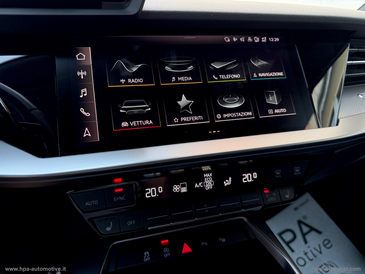 A3 Sportback S-line 2.0TDI S-tronic LED PELLE NAVI AMBIENTE - immagine 34