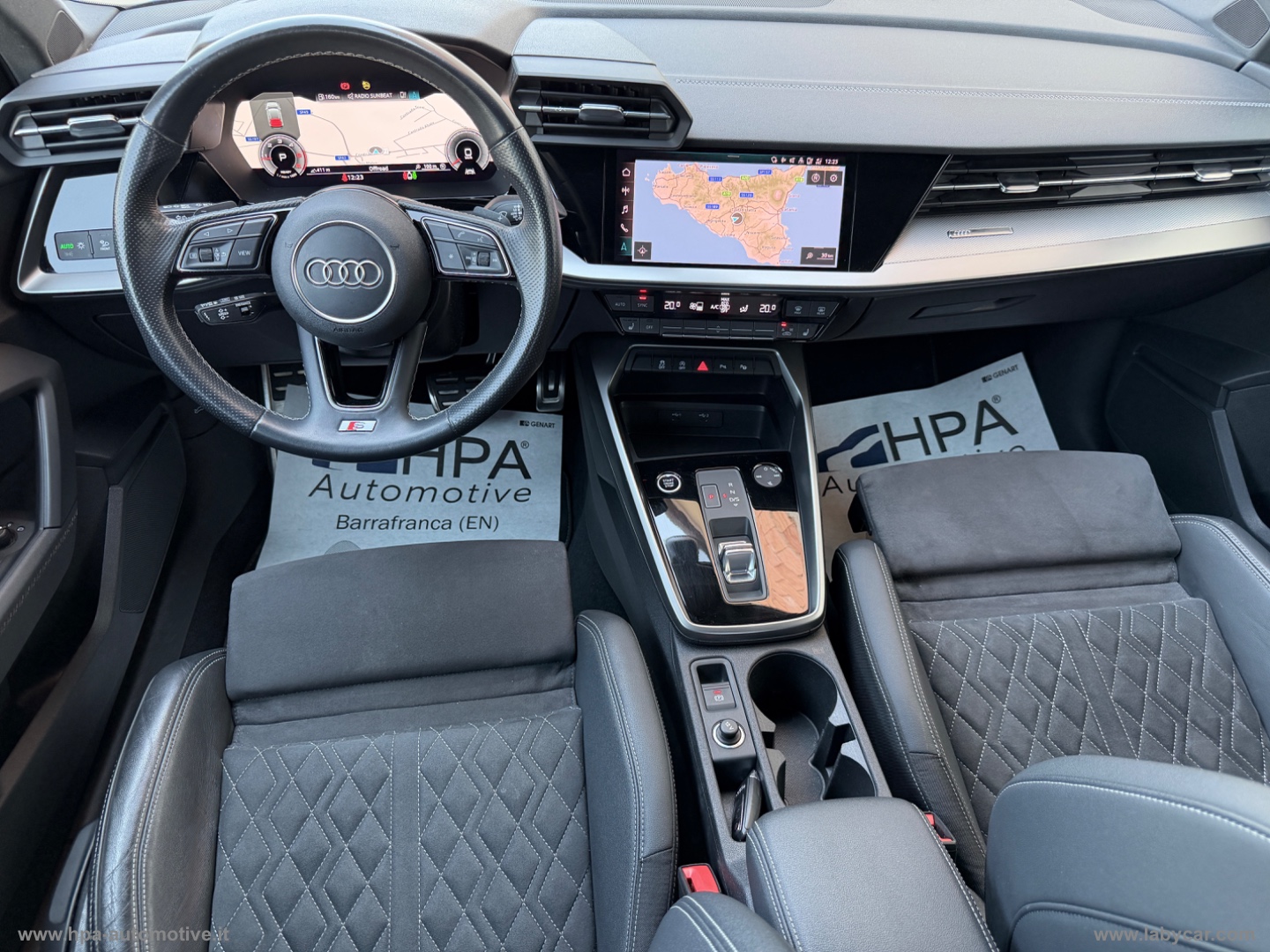 A3 Sportback S-line 2.0TDI S-tronic LED PELLE NAVI AMBIENTE - immagine 36
