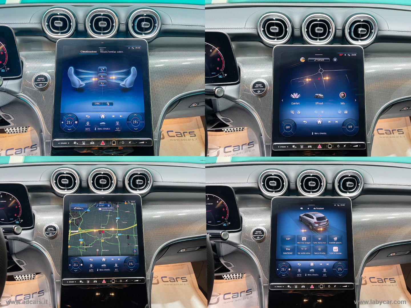 GLC 220d 4Matic Mild Hybrid AMG Line Advanced *PACK LUCI AMBIENTE*GANCIO TRAINO - immagine 38