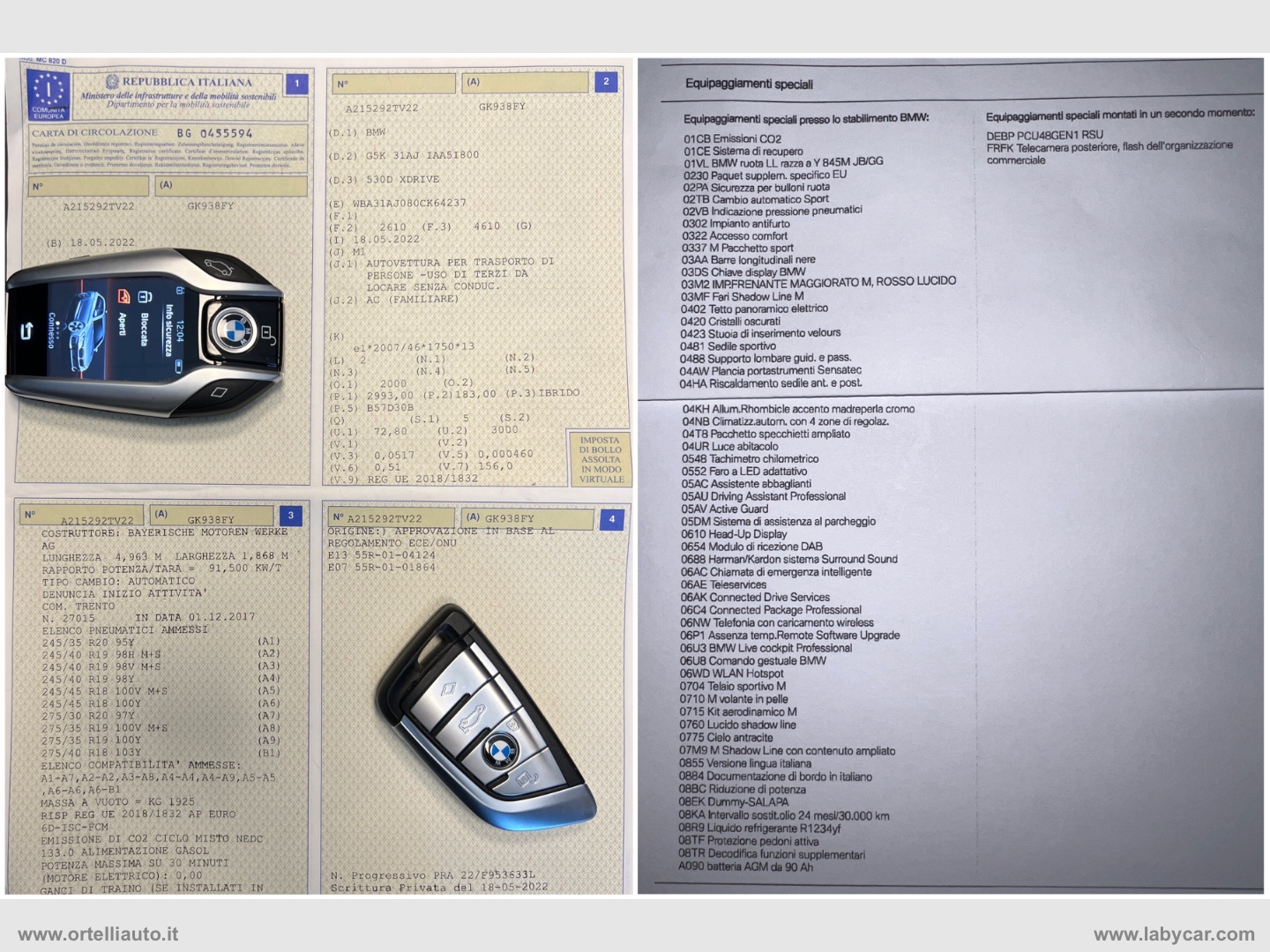 530d 48V xDrive Touring Msport M SHADOW LINE+TETTO APR. - immagine 40