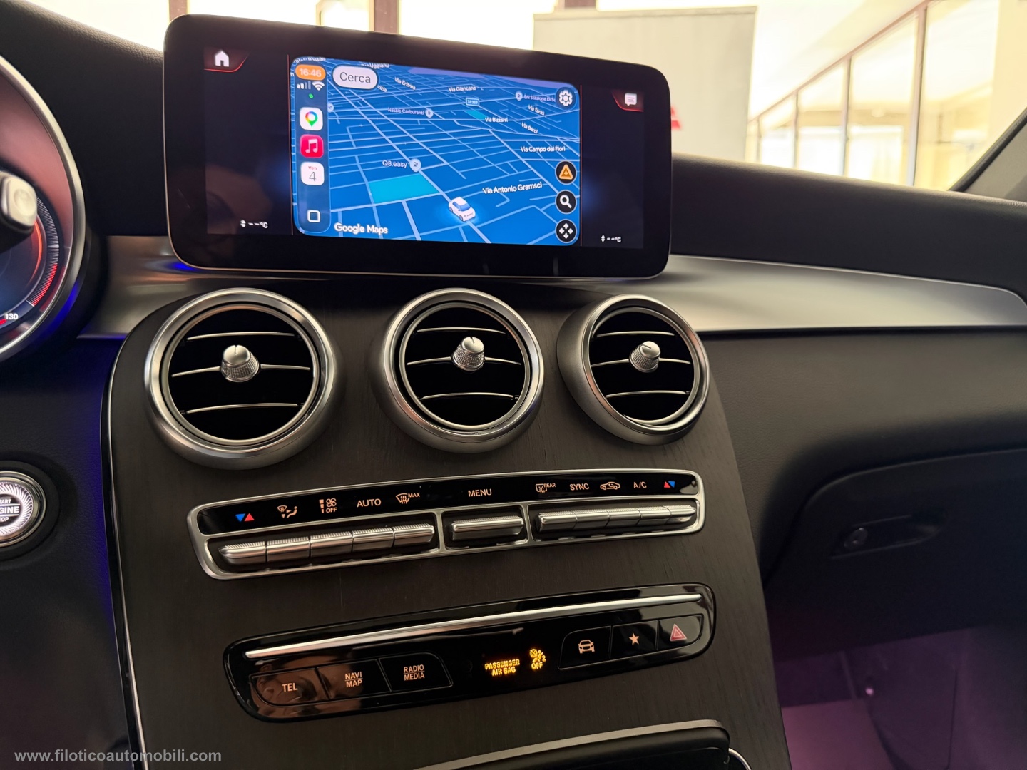 GLC 300 d 4Matic Coupé Premium Plus TETTO APRIBILE- GANCIO TRAINO - LUCI AMBIENT - immagine 43