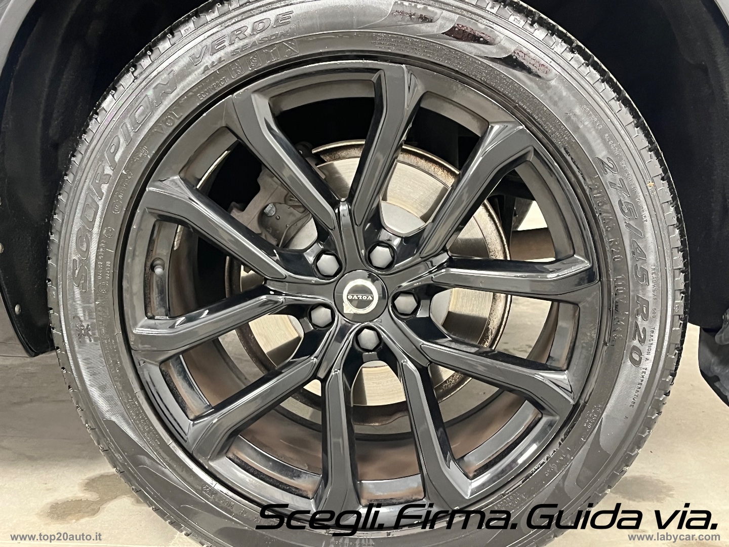 XC90 D5 AWD Geartronic Inscription|TOTAL BLACK|PELLE TOTALE - immagine 46