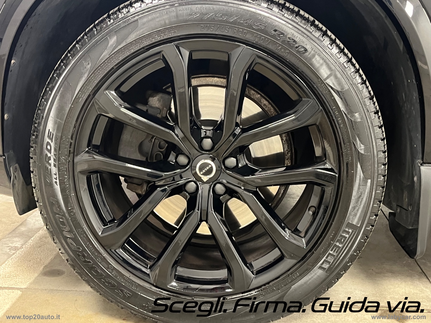 XC90 D5 AWD Geartronic Inscription|TOTAL BLACK|PELLE TOTALE - immagine 47