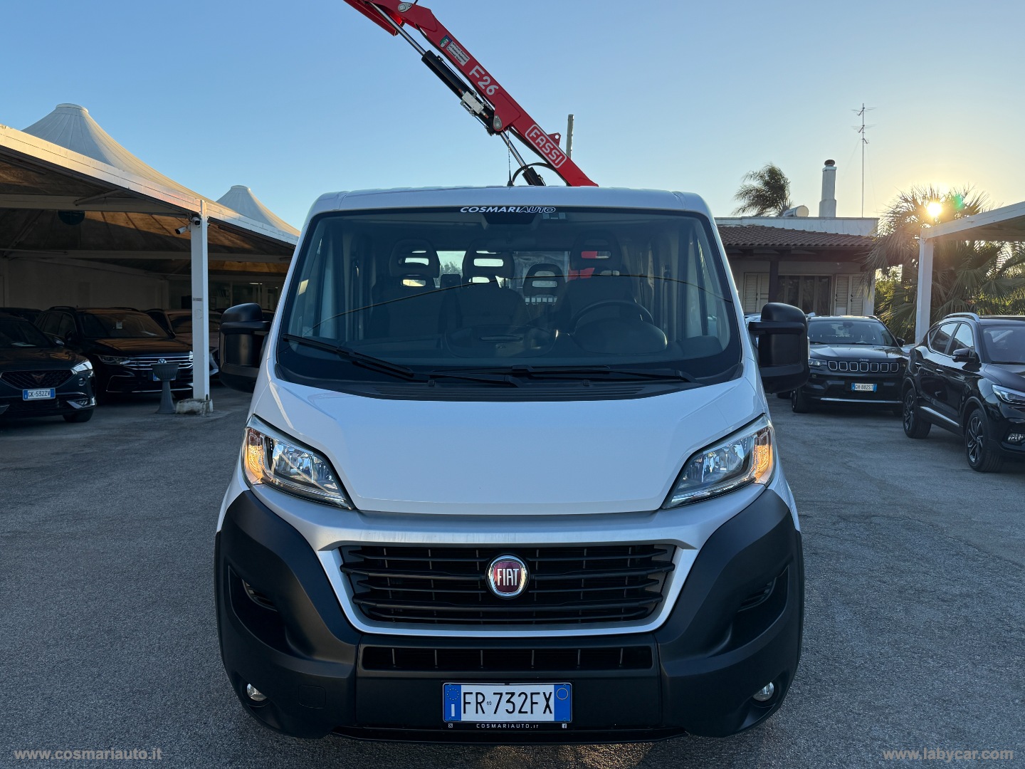 Ducato 35 2.3 MJT DOPPIA CABINA CASSONE FISSO CON GRU - immagine 2