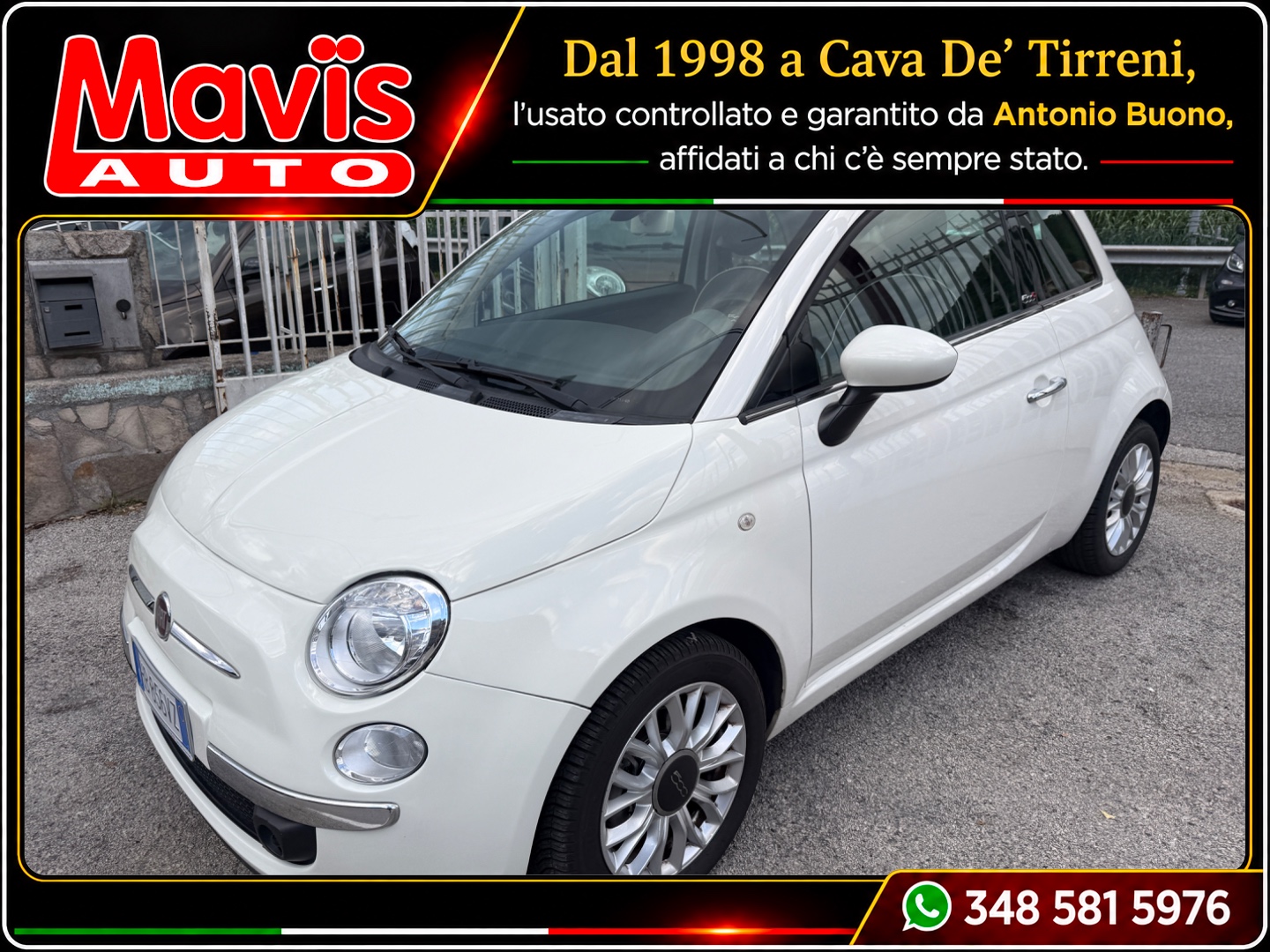 500 C 1.3 MJT 95 CV Lounge - immagine 2