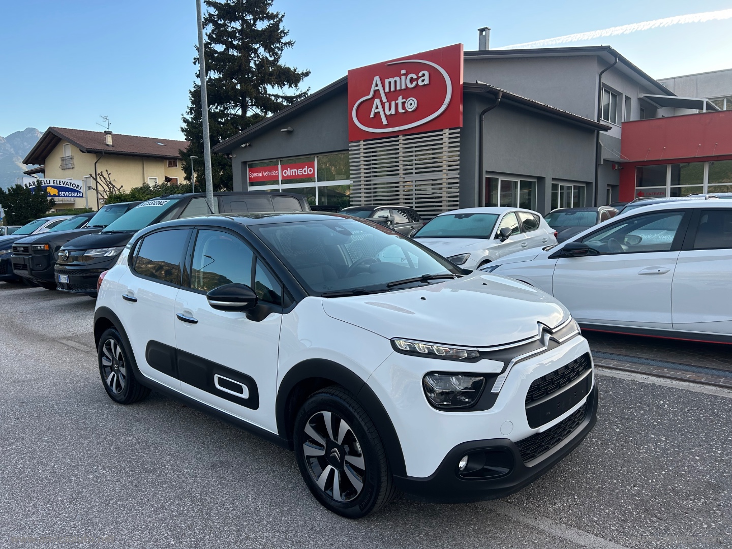 C3 PureTech 83 S&S Shine VERNICE BICOLORE - BIANCO/TETTO NERO - immagine 2