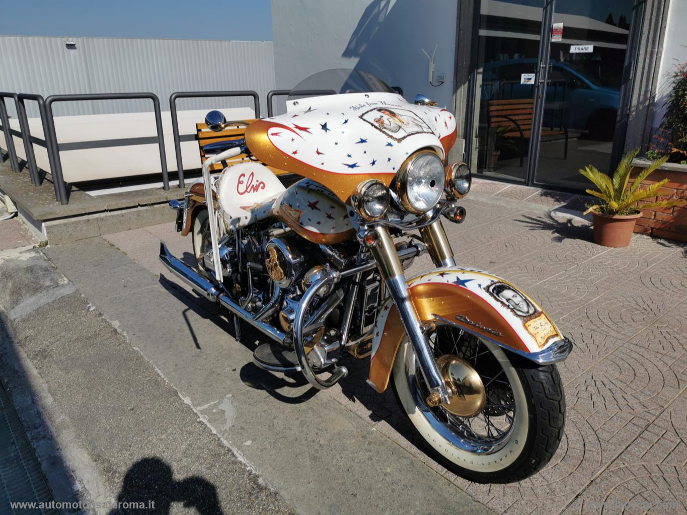Softail DELUXE Trasf. CARB./GRAFICA ELVIS RATE AUTO MOTO SCOOTER - immagine 2