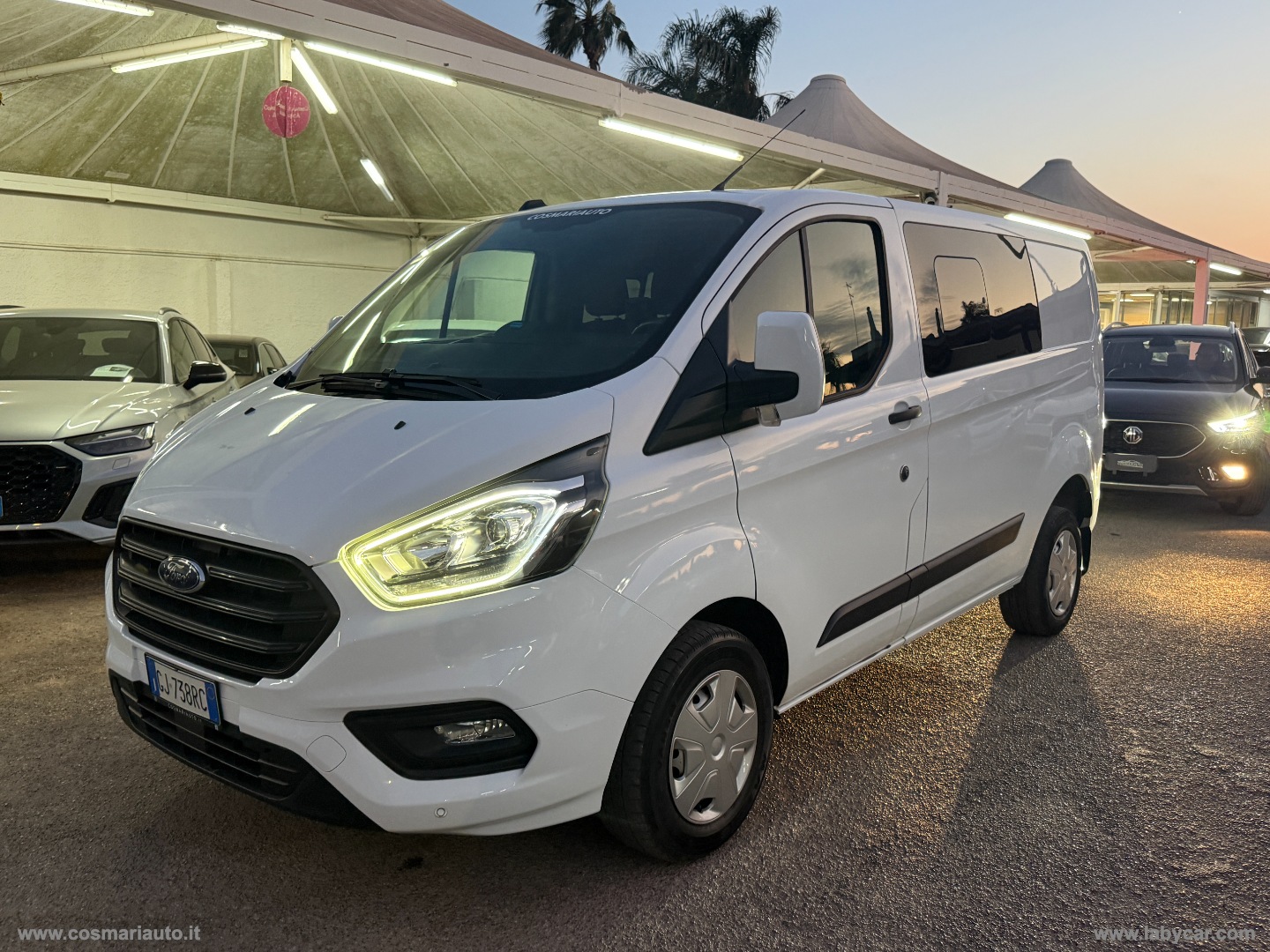 Tran.Cust.300 2.0EcoB.130 DOPPIA CABINA 6 POSTI PASSO MEDIO - immagine 3