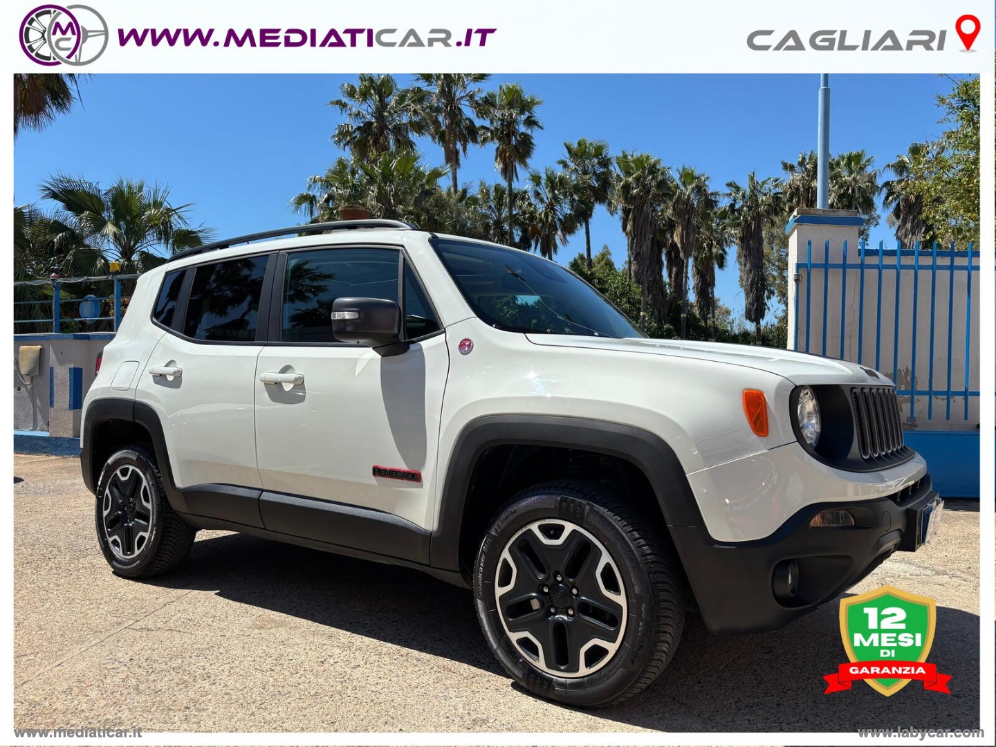 Renegade 2.0 Mjt 170CV 4WD AD.L. Tr.hawk - immagine 3