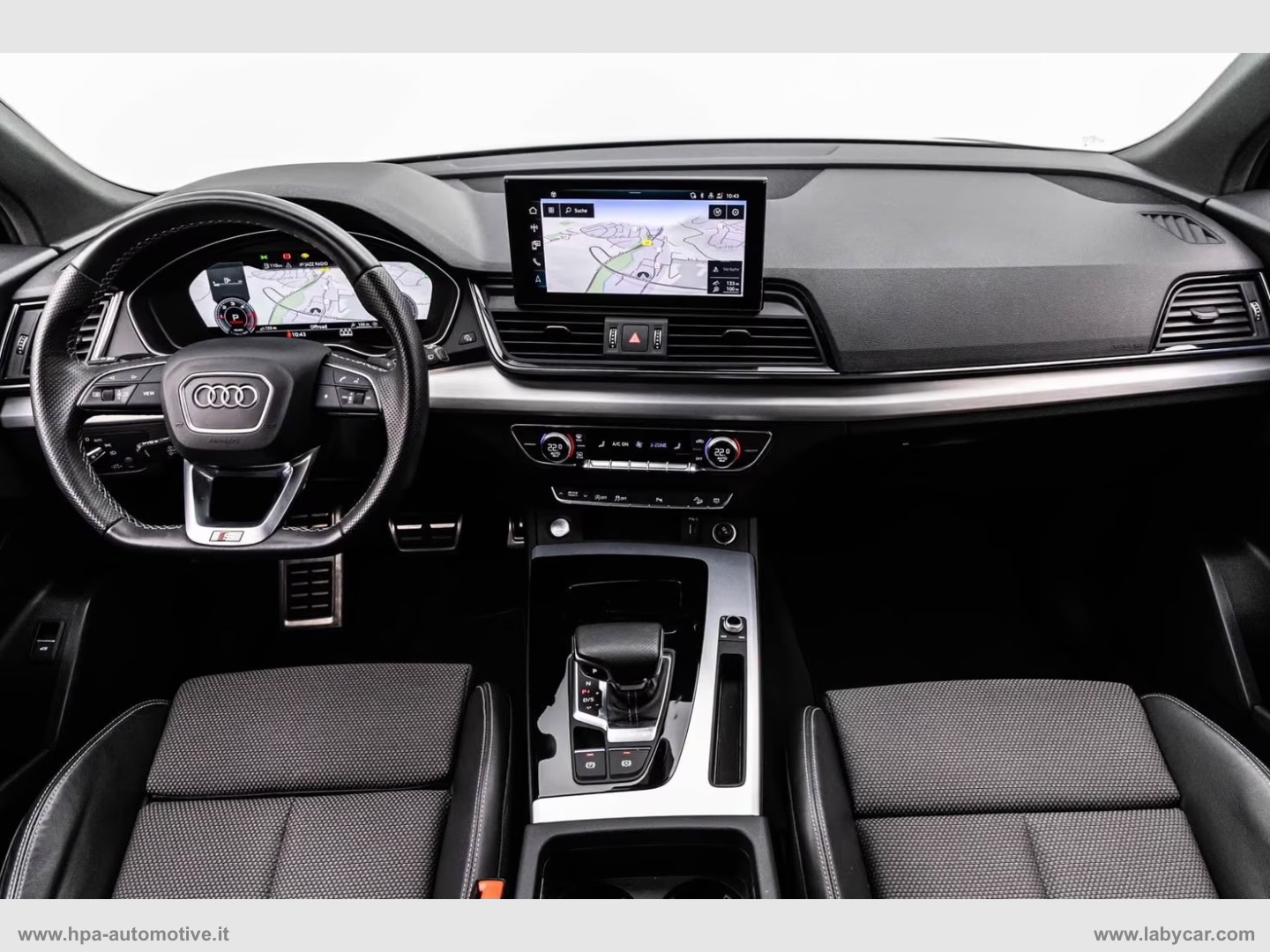 Q5 2.0TDI mild hybrid S-tronic S-line FULL LED PELLE NAVI BLACK EDITION CARPLAY - immagine 3