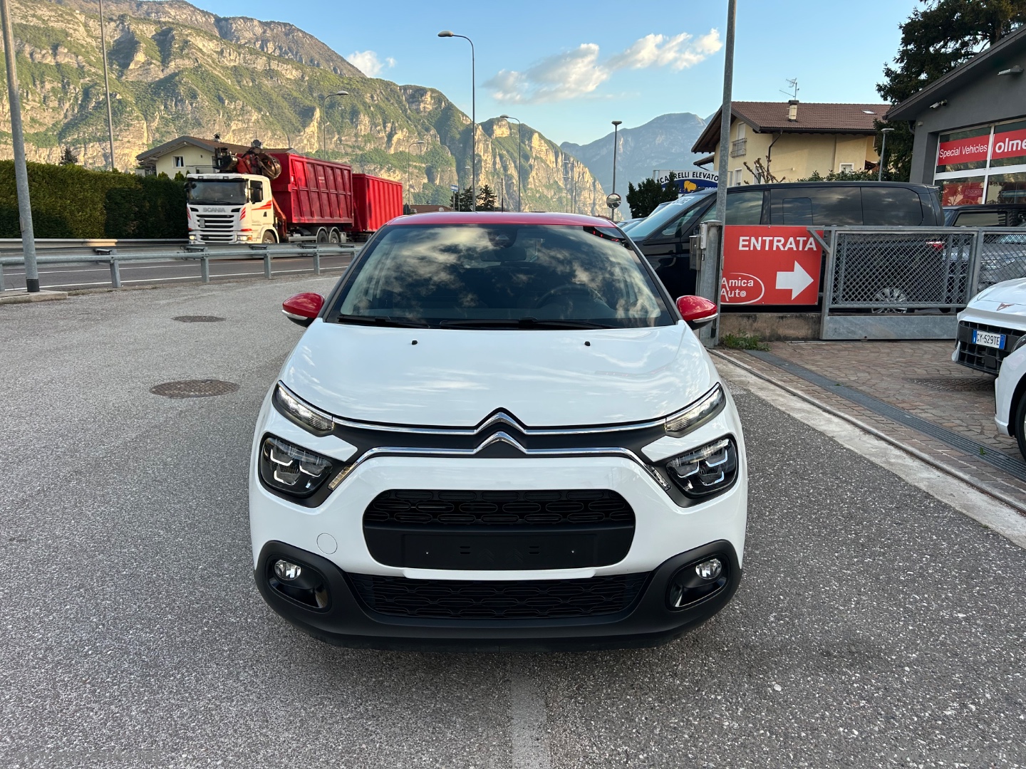 C3 PureTech 83 S&S Shine VERNICE BICOLORE - BIANCO/TETTO ROSSO - immagine 3