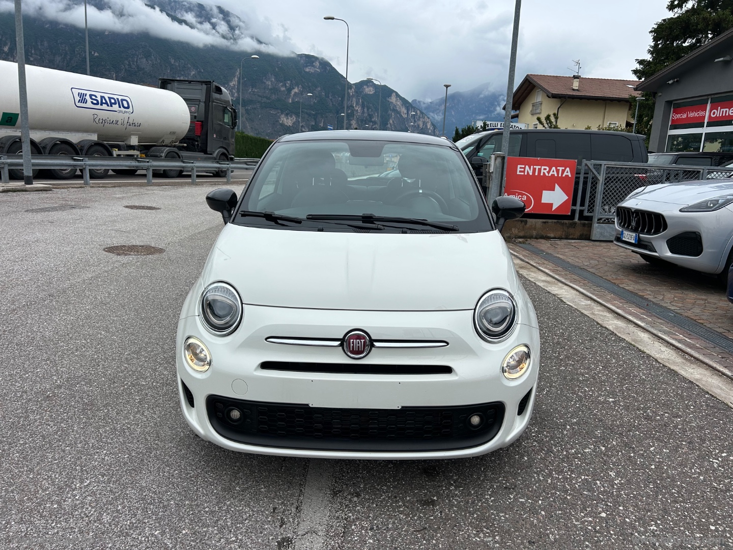 500 1.0 Hybrid Hey Google VERNICE BICOLORE - TETTO NERO - immagine 3