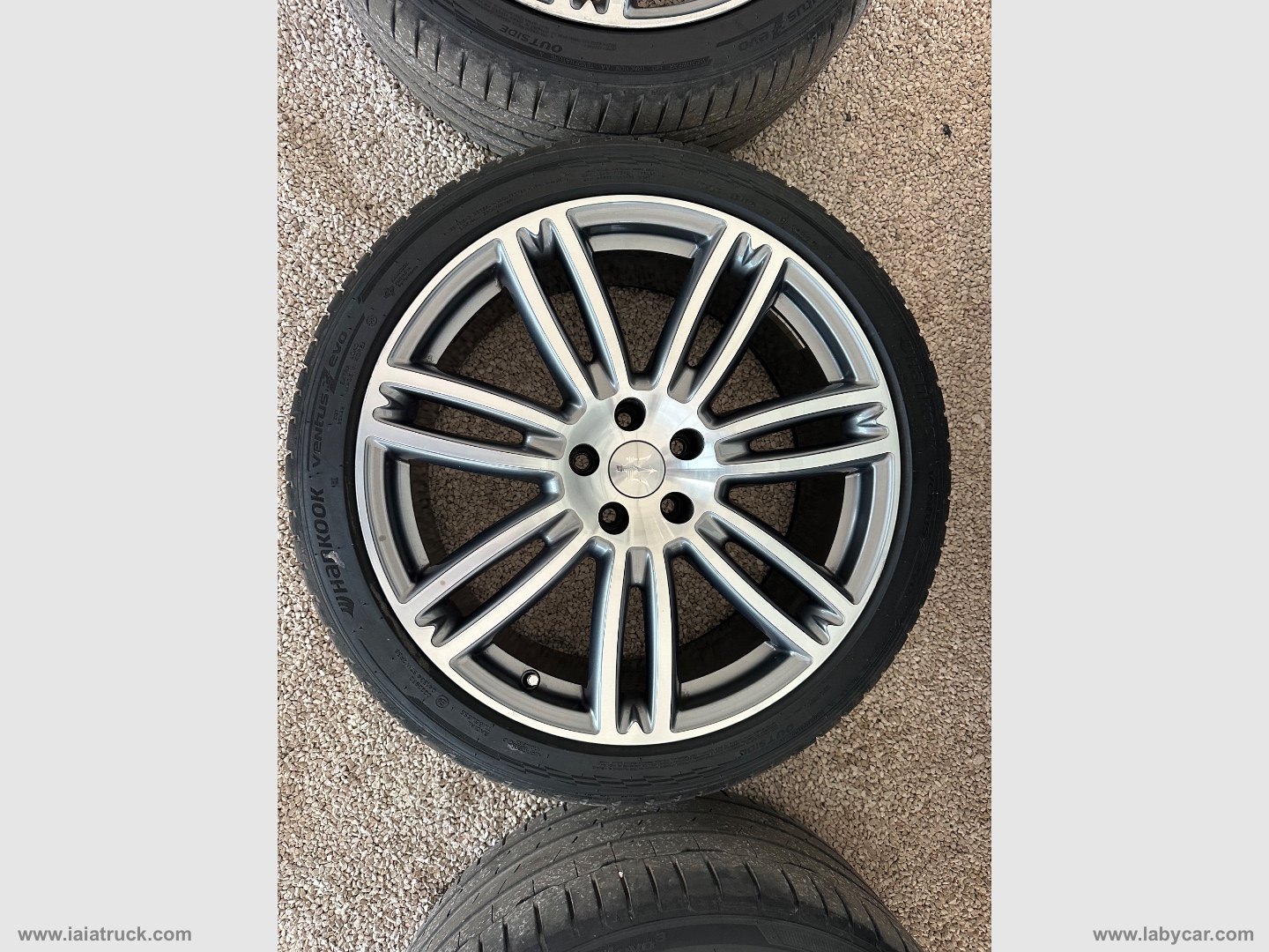 CERCHI GHIBLI 20 POLLICI ORIGINALI MASERATI CON GOMME AL 80% - immagine 3