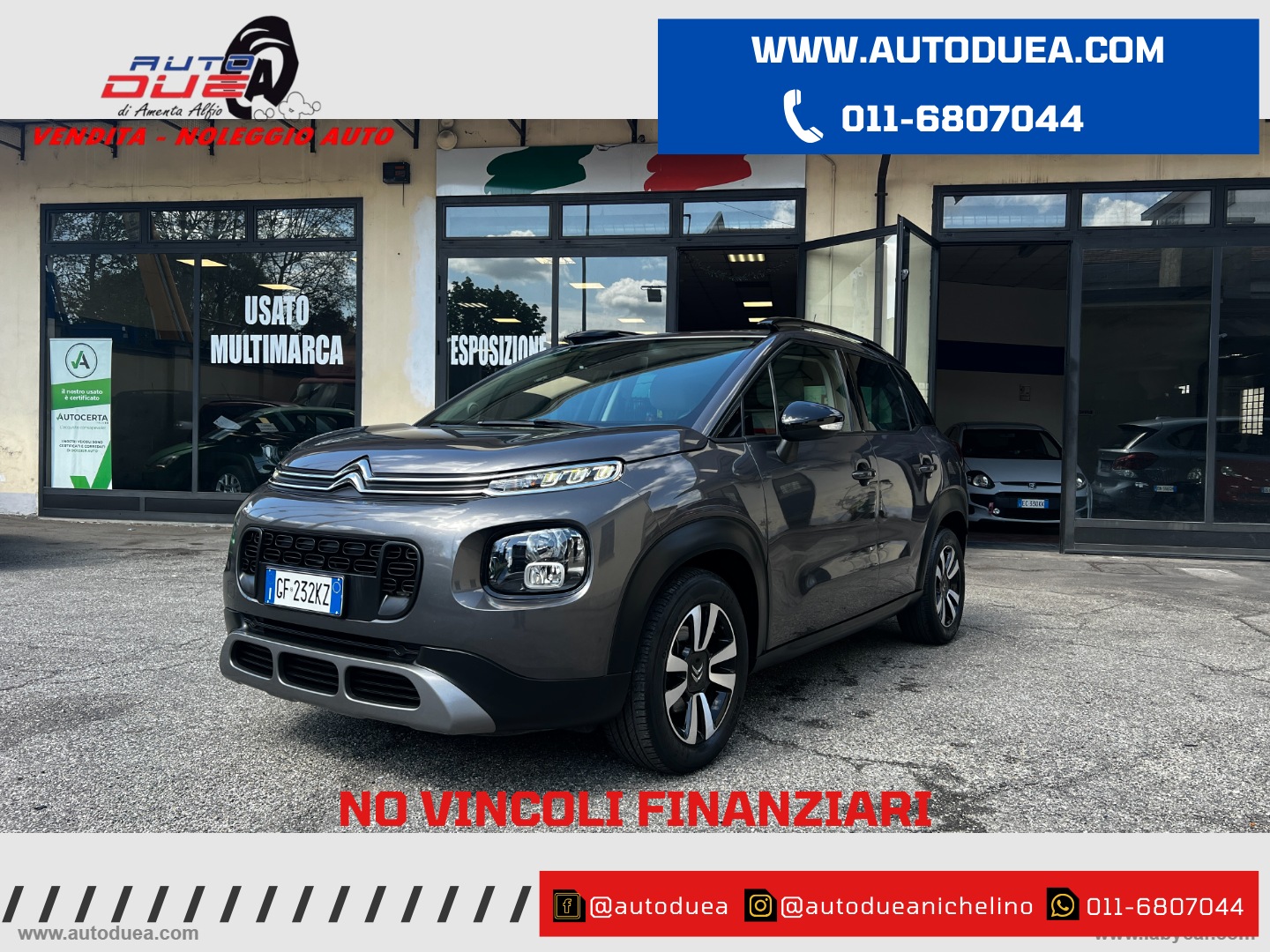C3 Aircross BlueHDi 120 S&S EAT6 Shine NO VINCOLI FINANZIARI - immagine 3