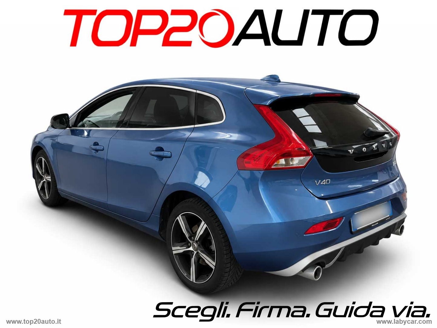 V40 D2 R-design FARI LED|DOPPIO SCARICO - immagine 3