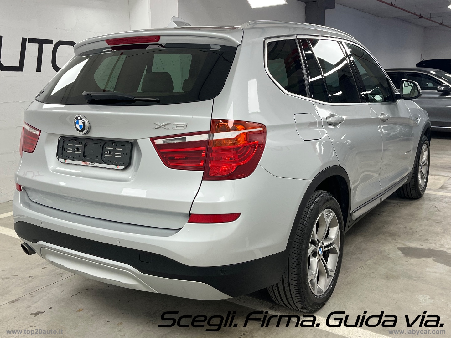 X3 XDrive20d XLine|PELLE TOTALE|8 GOMME - immagine 3