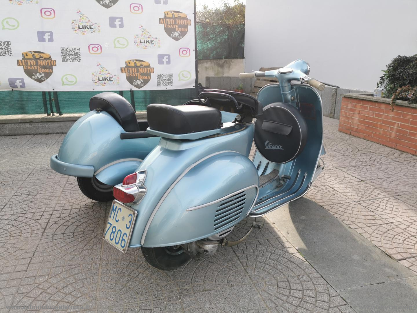 Vespa 150 VBB1T OMOLOGATA SIDECAR RATE AUTO MOTO SCOOTER - immagine 3