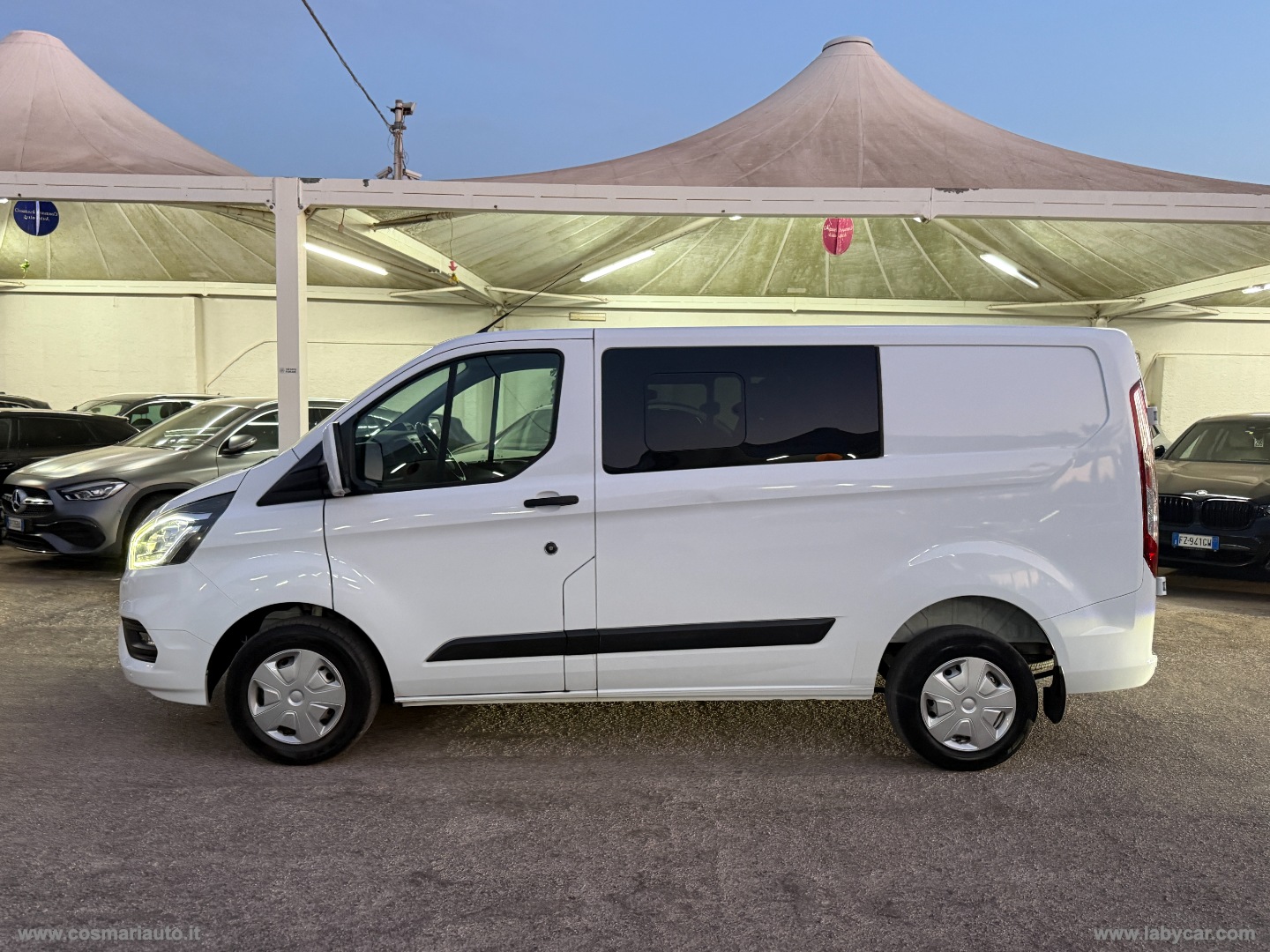Tran.Cust.300 2.0EcoB.130 DOPPIA CABINA 6 POSTI PASSO MEDIO - immagine 4