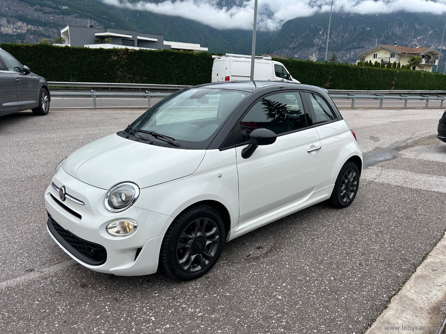 500 1.0 Hybrid Hey Google VERNICE BICOLORE - TETTO NERO - immagine 4