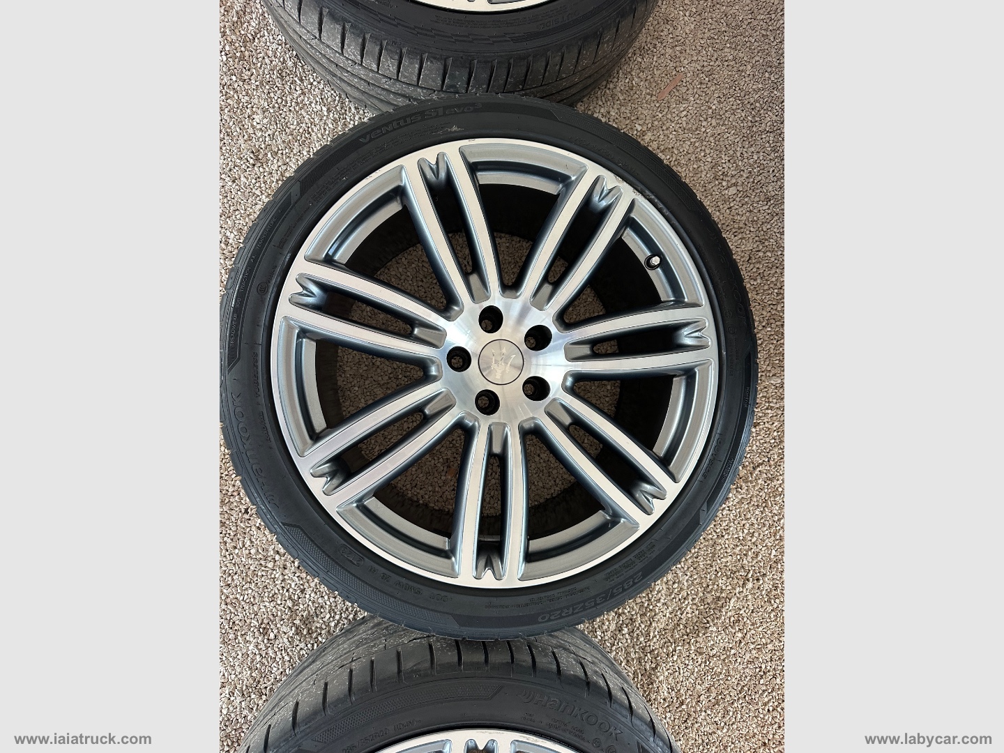 CERCHI GHIBLI 20 POLLICI ORIGINALI MASERATI CON GOMME AL 80% - immagine 4