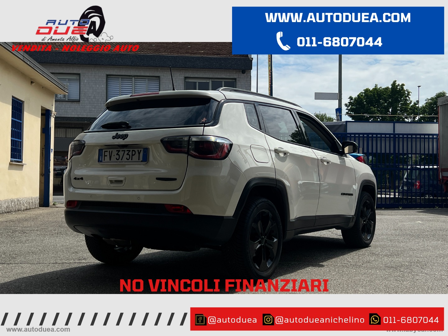 Compass 2.0 Mjt II aut. 4WD Night Eagle NO VINCOLI FINANZIARI - immagine 4