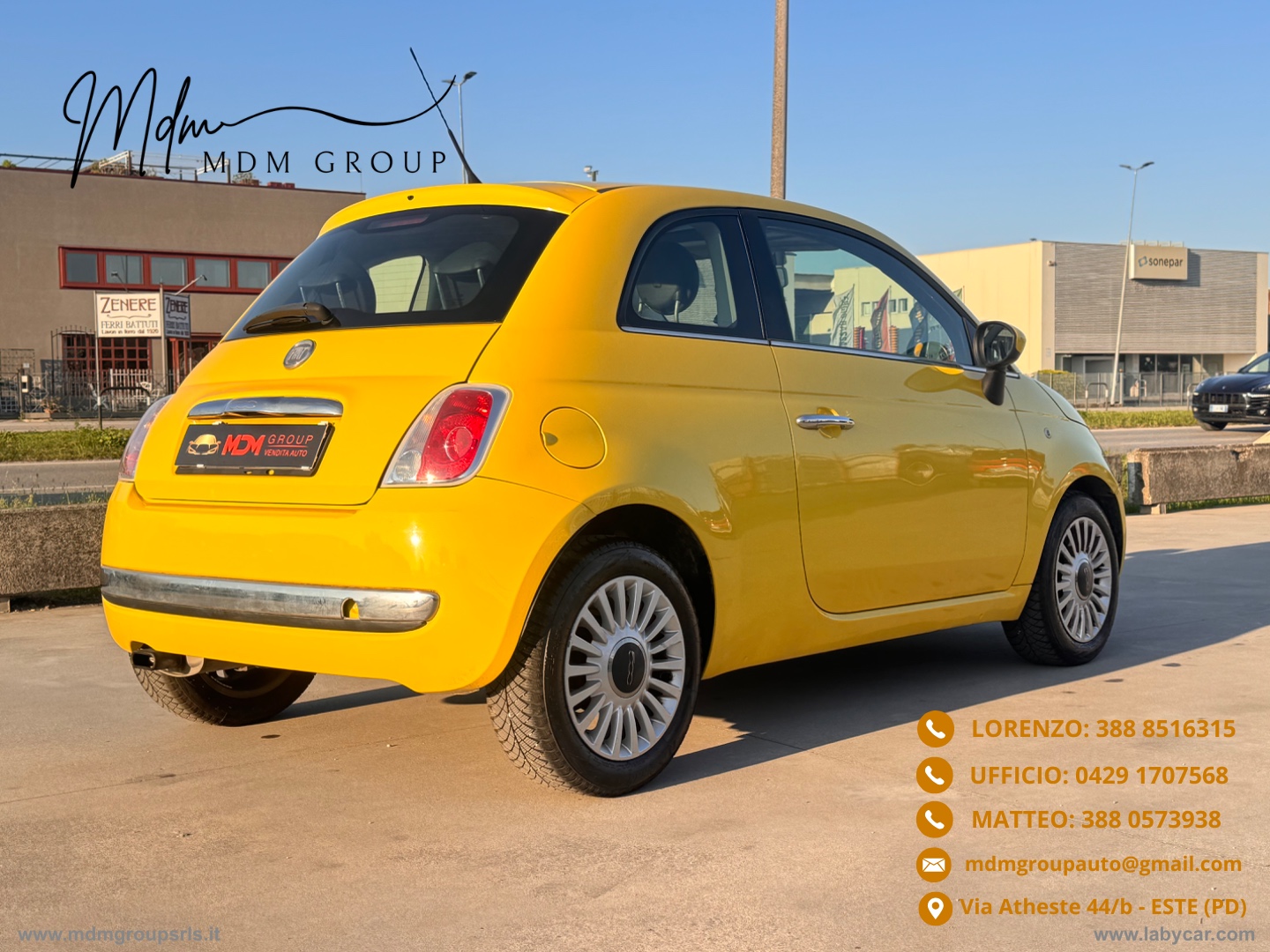 500 1.2 Lounge OK NEOPATENTATO - immagine 4