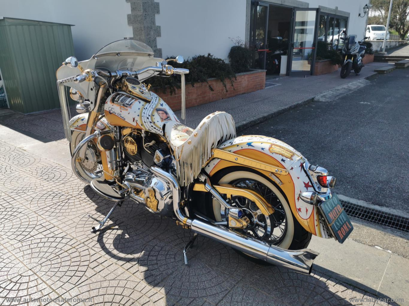 Softail DELUXE Trasf. CARB./GRAFICA ELVIS RATE AUTO MOTO SCOOTER - immagine 4