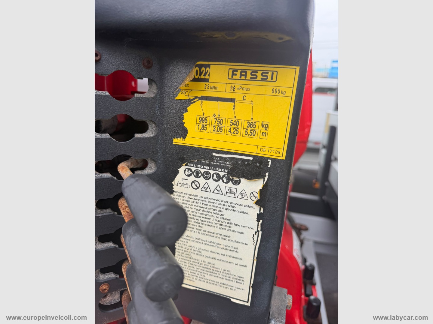 Ducato 35 2.3 MJT CASSONE FISSO CON GRU FASSI DIETRO CABINA - immagine 5