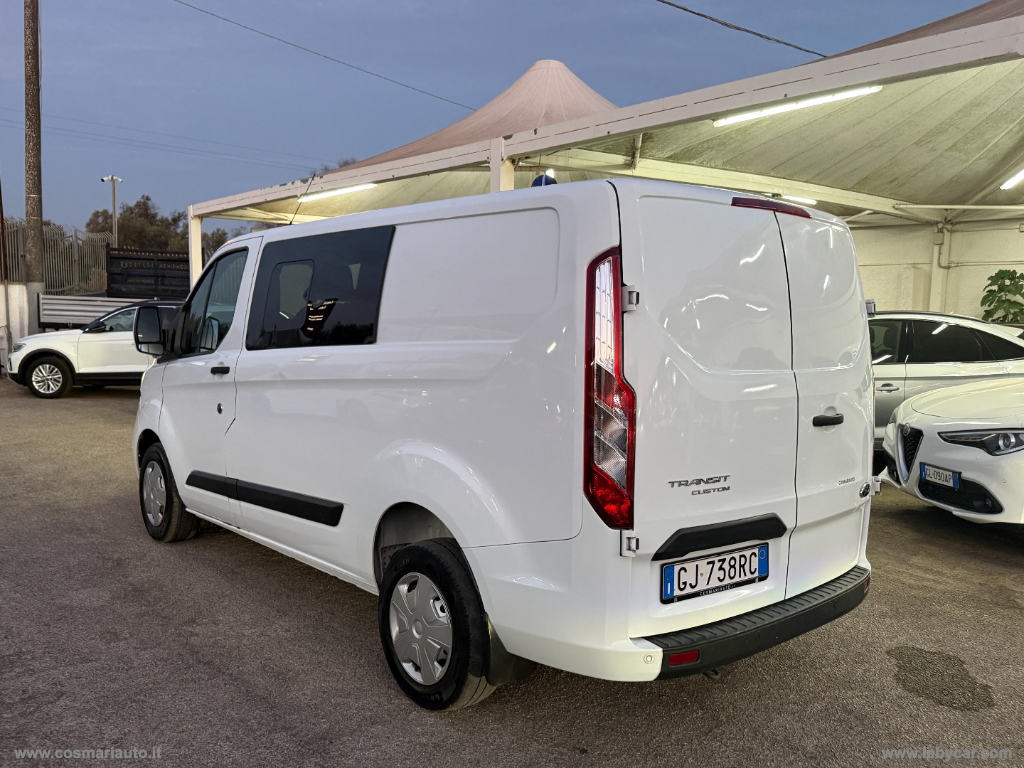 Tran.Cust.300 2.0EcoB.130 DOPPIA CABINA 6 POSTI PASSO MEDIO - immagine 5