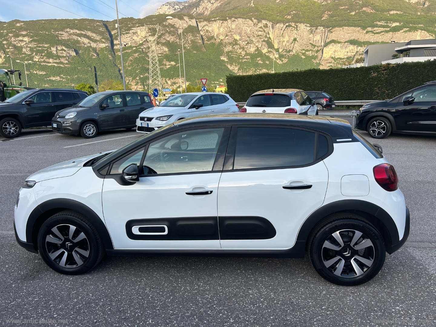 C3 PureTech 83 S&S Shine VERNICE BICOLORE - BIANCO/TETTO NERO - immagine 5