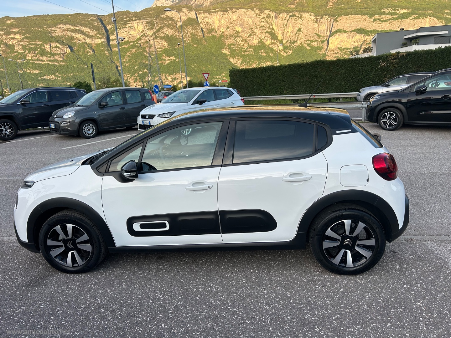 C3 PureTech 83 S&S Shine VERNICE BICOLORE - BIANCO/TETTO NERO - immagine 5