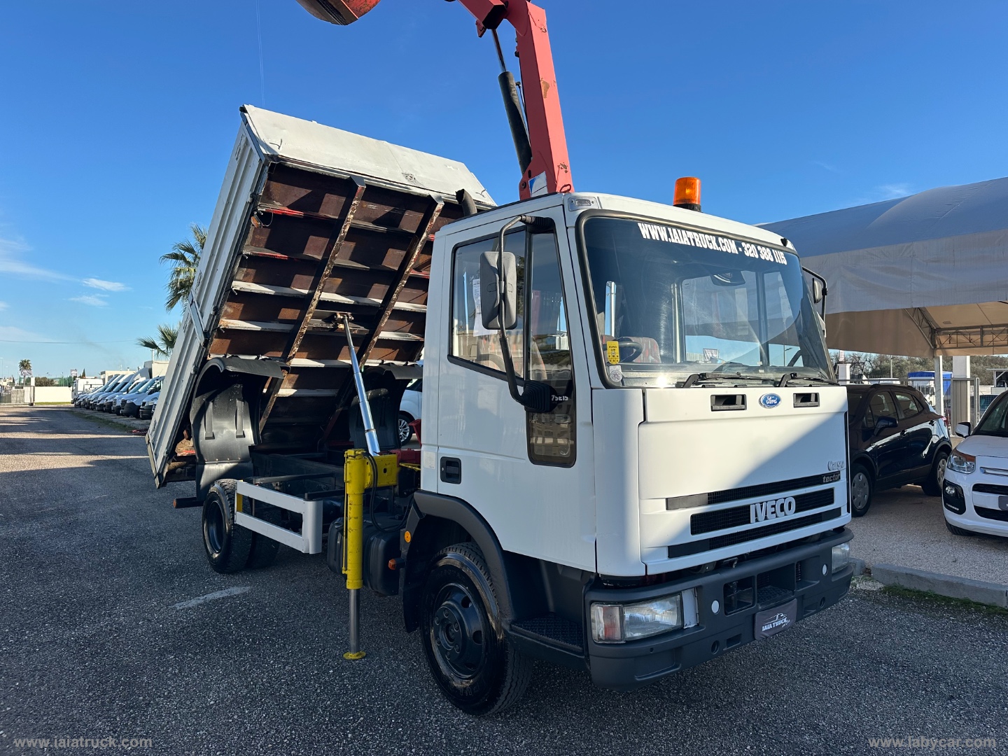 EUROCARGO TECTOR 75E15 RIBALTABILE CON GRU-PINZA ROTANTE - immagine 5