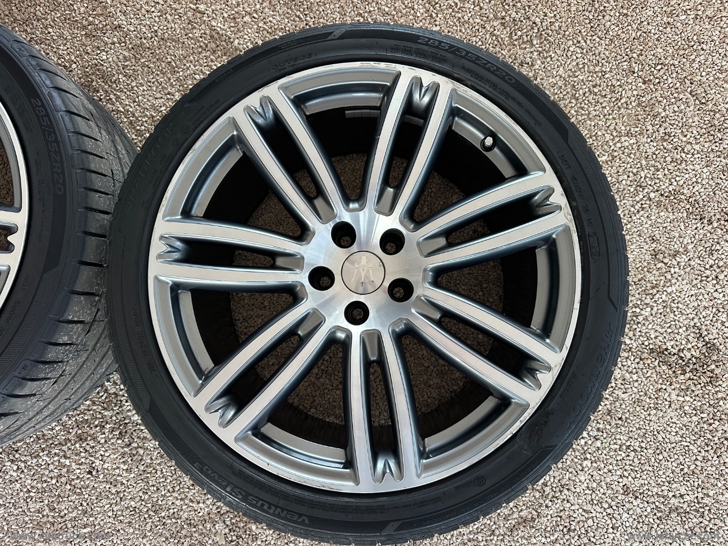 CERCHI GHIBLI 20 POLLICI ORIGINALI MASERATI CON GOMME AL 80% - immagine 5